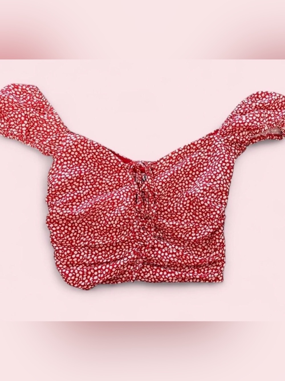 Tiger Mist Cottagecore Milkmaid Pinup Crop Top